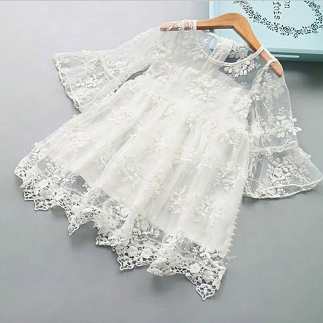 B52021A Girls fashion korean style new lace embroidery sweet princess dress, White/pink
B52021A Girls fashion korean style new lace embroidery sweet princess dress, White/pink