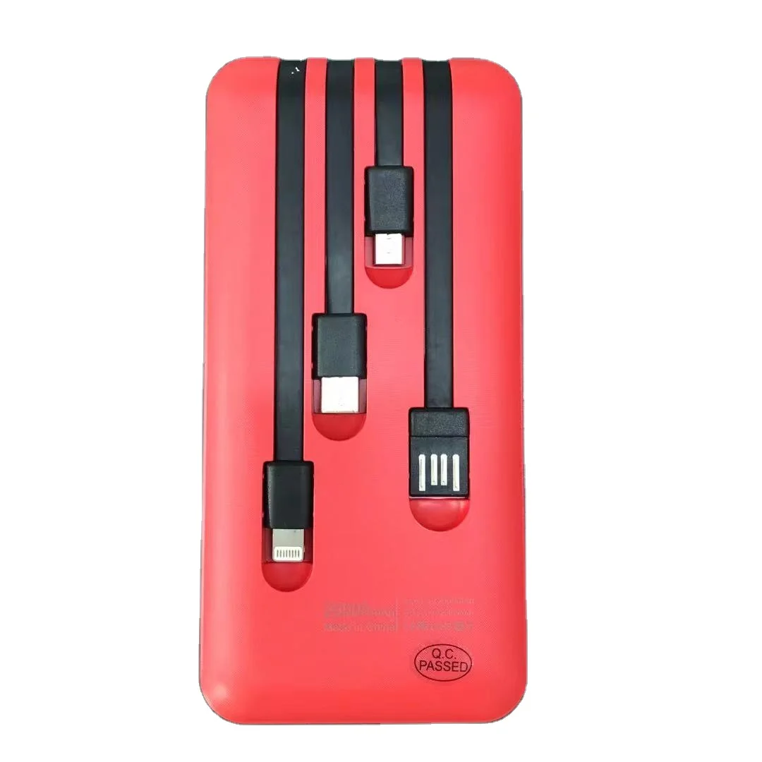 Midu Factory High Capacity 20000mah Power Bank Custom Logo Cables Built in Portable Fast Charge Power Bannks
Midu Factory High Capacity 20000mah Power Bank Custom Logo Cables Built in Portable Fast Charge Power Bannks