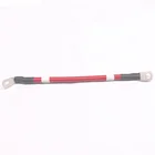 10269 #8 and 12 AWG Solar Power Inverter Battery Cable SC10-6 copper pipe 45 Degree 160mm customized red