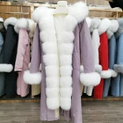 Factory Direct Wholesale luxury fox fur coat parka real fur jacket 2019 fur coats