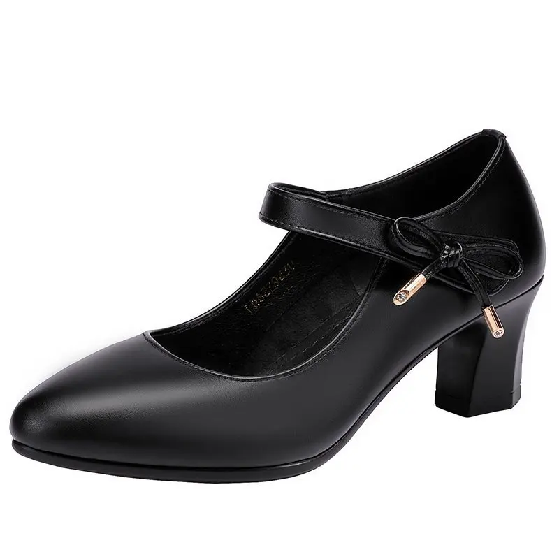 2021 New Arrival Ladies Fashion High Heels Solid Color Pointed Block Heel Ankle Strap Bow Women Street Party Office Pumps Shoes
2021 New Arrival Ladies Fashion High Heels Solid Color Pointed Block Heel Ankle Strap Bow Women Street Party Office Pumps Shoes