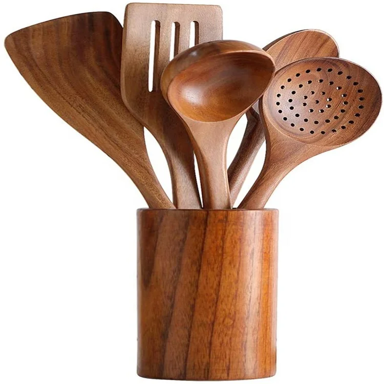 Healthy Cooking Utensils Set,Wooden Cooking Tools and storage Nonstick Hard Wood Spatula and and Safe Kitchen Cooking spoon, Natural
Healthy Cooking Utensils Set,Wooden Cooking Tools and storage Nonstick Hard Wood Spatula and and Safe Kitchen Cooking spoon, Natural