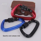 7075 Aviation Aluminum locking climbing carabiner hooks