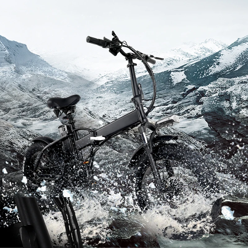 Electric Folding Bike Fat Tire 20 * 4" with 48V 15Ah Lithium-ion battery 500W Motor Booster 100-120KM, All color
Electric Folding Bike Fat Tire 20 * 4" with 48V 15Ah Lithium-ion battery 500W Motor Booster 100-120KM, All color