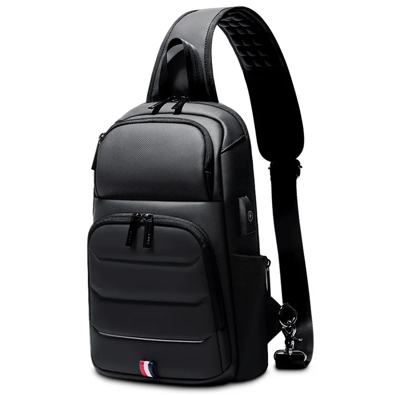 Sandro Fashionable Men PU Shoulder Messenger Bags with USB Charging Port Casual Chest Bag
Sandro Fashionable Men PU Shoulder Messenger Bags with USB Charging Port Casual Chest Bag