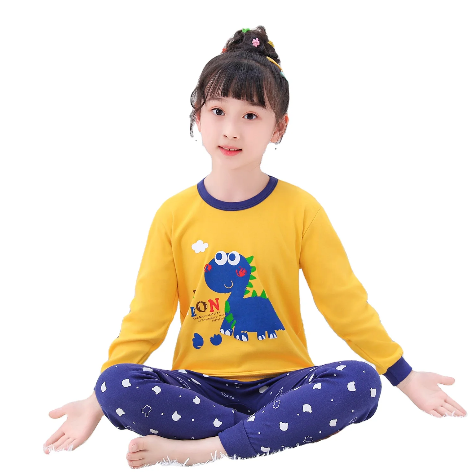 3-12 years old children's clothes boys and girls cotton cartoon printed pajamas two-piece
3-12 years old children's clothes boys and girls cotton cartoon printed pajamas two-piece
