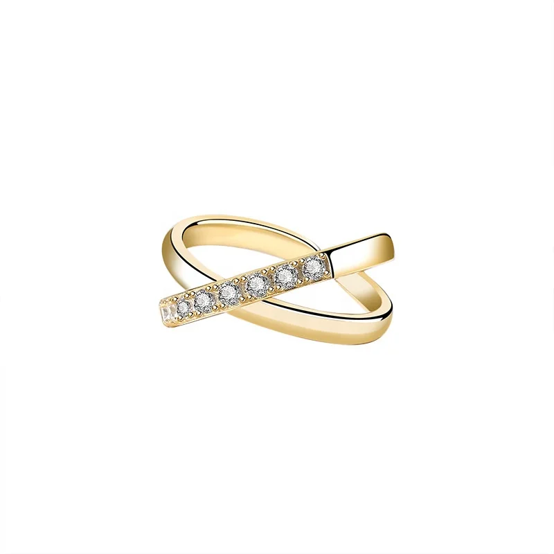 X Shaped Fashion Jewelry High Quality Diamond 925 Sterling Silver Fashion Rings 2020 Women, White, gold
X Shaped Fashion Jewelry High Quality Diamond 925 Sterling Silver Fashion Rings 2020 Women, White, gold