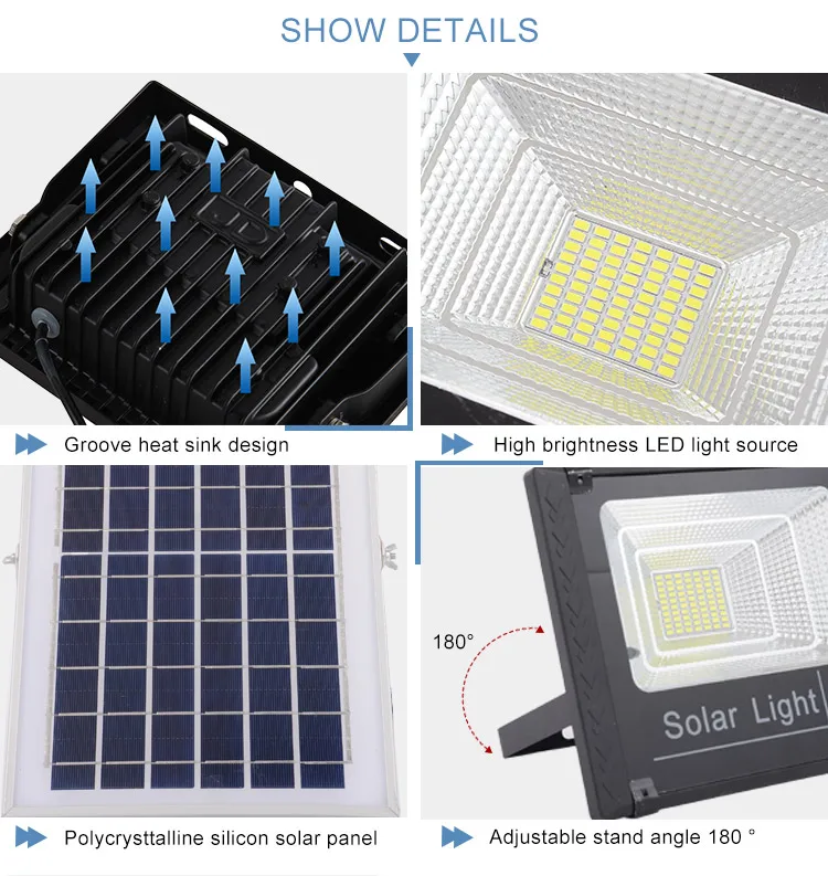 New Design solar flood light 50w big discount