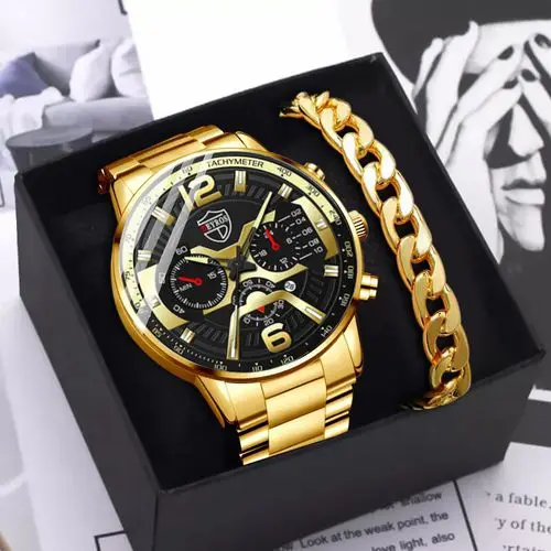 6074 Box +watch+ Bracelet Men's Watches 2022 Bracelet Sets Military Sport Quartz Chronograph Watch for Men Classic Casual Watc, 6 different colors as picture
6074 Box +watch+ Bracelet Men's Watches 2022 Bracelet Sets Military Sport Quartz Chronograph Watch for Men Classic Casual Watc, 6 different colors as picture