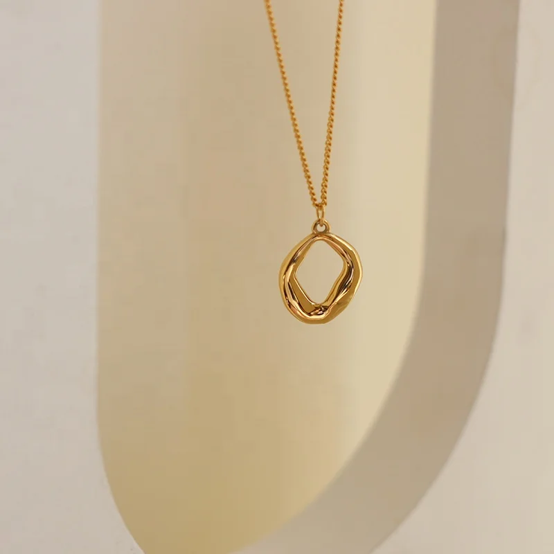 Necklace Wholesale Women Necklace Irregular Circle Gold Plated Round Pendant Necklace, Gold/silver/rose gold
Necklace Wholesale Women Necklace Irregular Circle Gold Plated Round Pendant Necklace, Gold/silver/rose gold