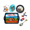 2019 Souvenir Romania Gifts Ideas Flag Keychains Charms Printed Serving Tray Custom Fridge Magnet Romania Souvenirs