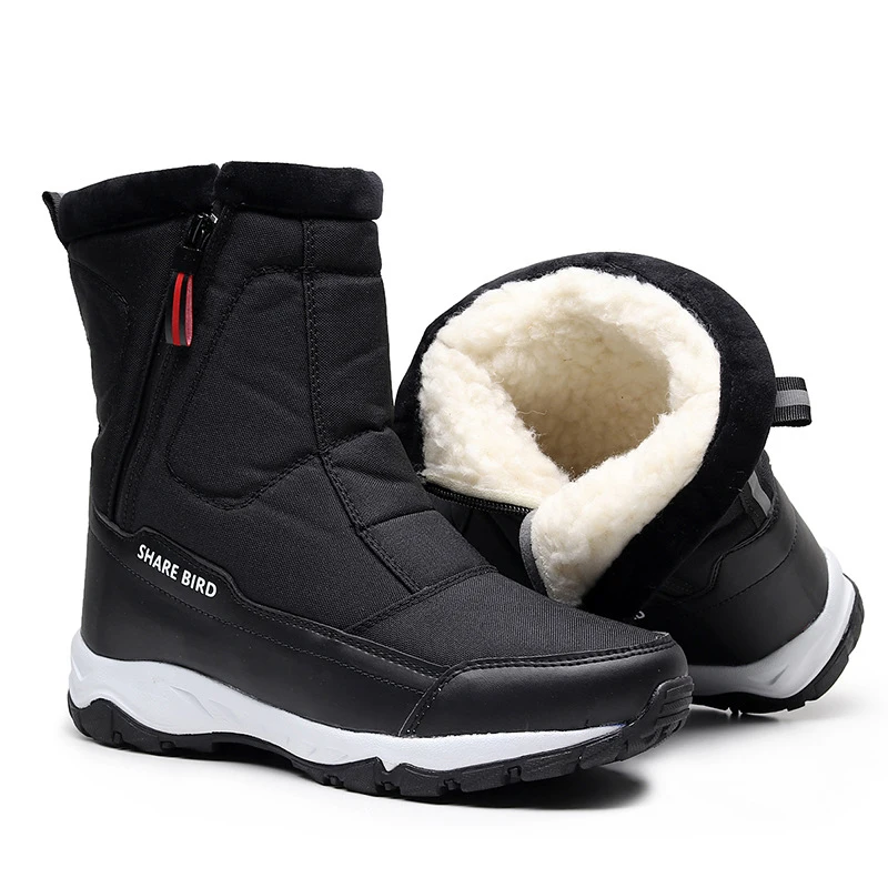 NXZ52 Men High Quality Waterproof Snow Boots Warm Plush Lining Men Winter Shoes, As picture or custom
NXZ52 Men High Quality Waterproof Snow Boots Warm Plush Lining Men Winter Shoes, As picture or custom