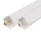 Led Angle Led Aluminum Angle Profile 30MM LED Profile Corner Lighting Strip Profile 45 Degree Angle Aluminum LED Channel