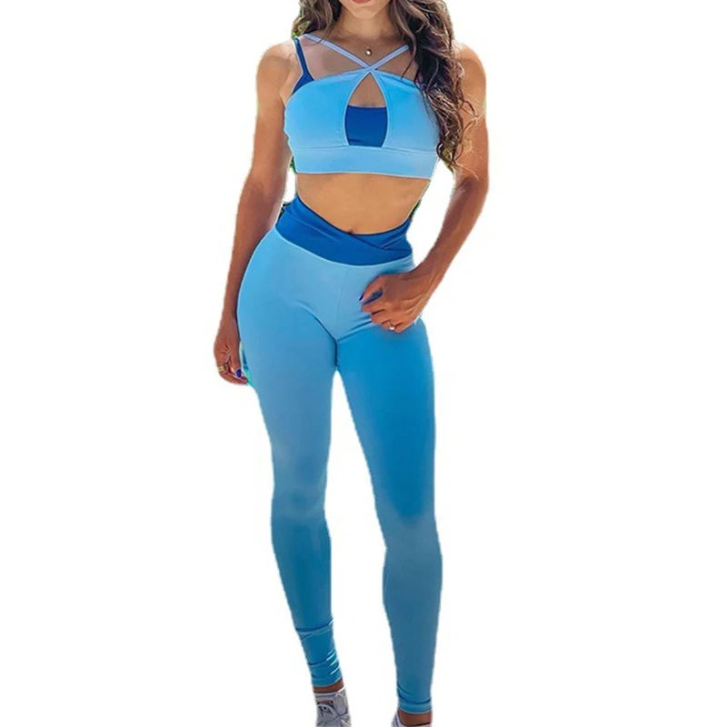 RTS 2 piece sets beauty back fitness clothing fashionable tank top leggings yoga set, Custom
RTS 2 piece sets beauty back fitness clothing fashionable tank top leggings yoga set, Custom