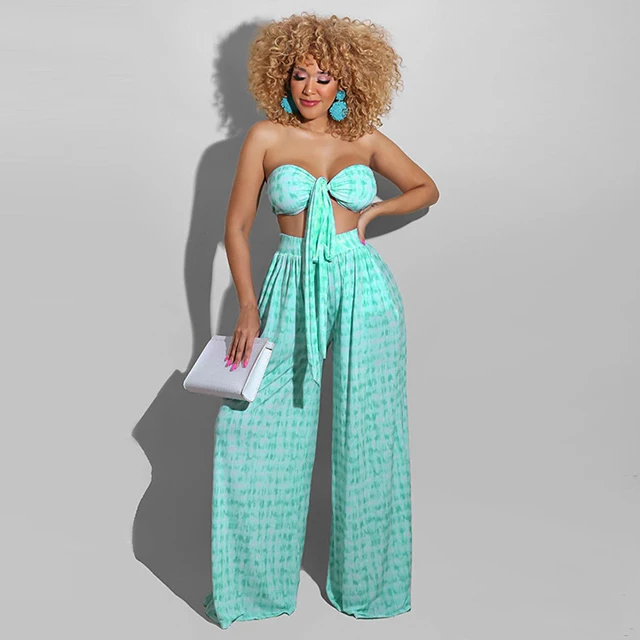 Printed Tie Wrap Loose Strapless Backless Two Piece Wide Leg Pants Set 2021 Sexy Summer Woman Sleeveless Sets -YS, Pink,light green,light blue
Printed Tie Wrap Loose Strapless Backless Two Piece Wide Leg Pants Set 2021 Sexy Summer Woman Sleeveless Sets -YS, Pink,light green,light blue