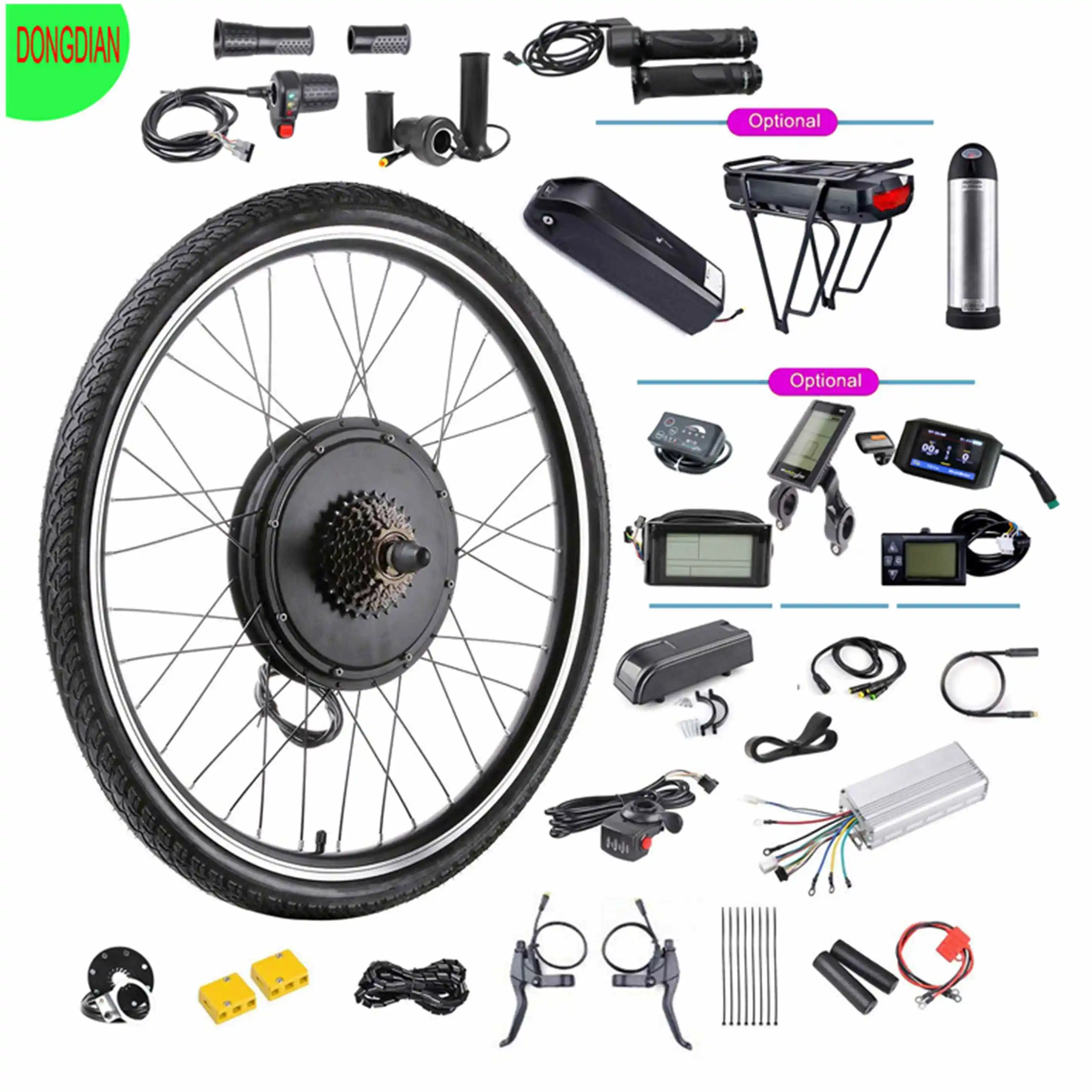48V Ebike Kit 1000W Electric Motorcycle Kit Hub Motor With Battery Electric Bicycle Parts
48V Ebike Kit 1000W Electric Motorcycle Kit Hub Motor With Battery Electric Bicycle Parts