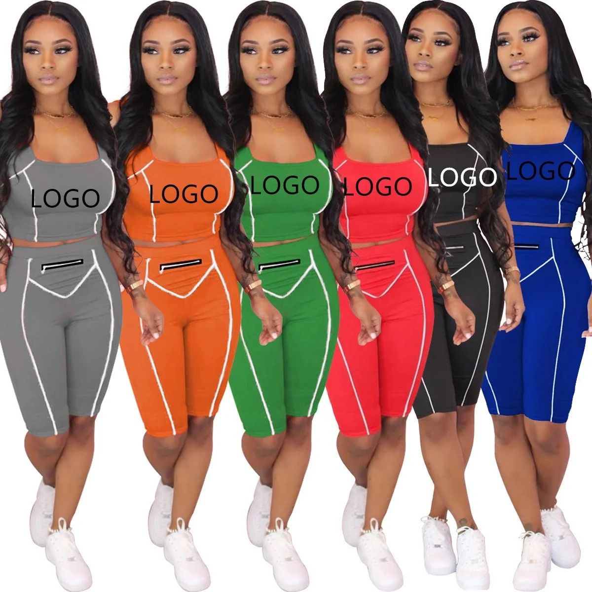 Summer Fashion New Design Women Clothing Sleeveless Solid Sportswear Two Piece Set Tracksuit Outfits Short 2 Piece Set
Summer Fashion New Design Women Clothing Sleeveless Solid Sportswear Two Piece Set Tracksuit Outfits Short 2 Piece Set
