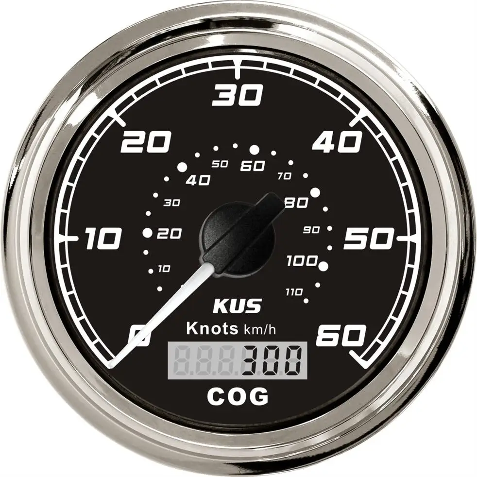 Free Shipping KUS 85mm Marine GPS Speedometer Gauge 60Knots 110Km/h With 5m GPS Antenna
Free Shipping KUS 85mm Marine GPS Speedometer Gauge 60Knots 110Km/h With 5m GPS Antenna