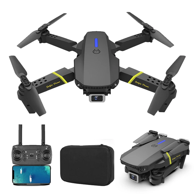 WiFi FPV Drone with Dual 4K HD Camera and Wide-Angle Live Video Drone Mini vs E88 E68
WiFi FPV Drone with Dual 4K HD Camera and Wide-Angle Live Video Drone Mini vs E88 E68