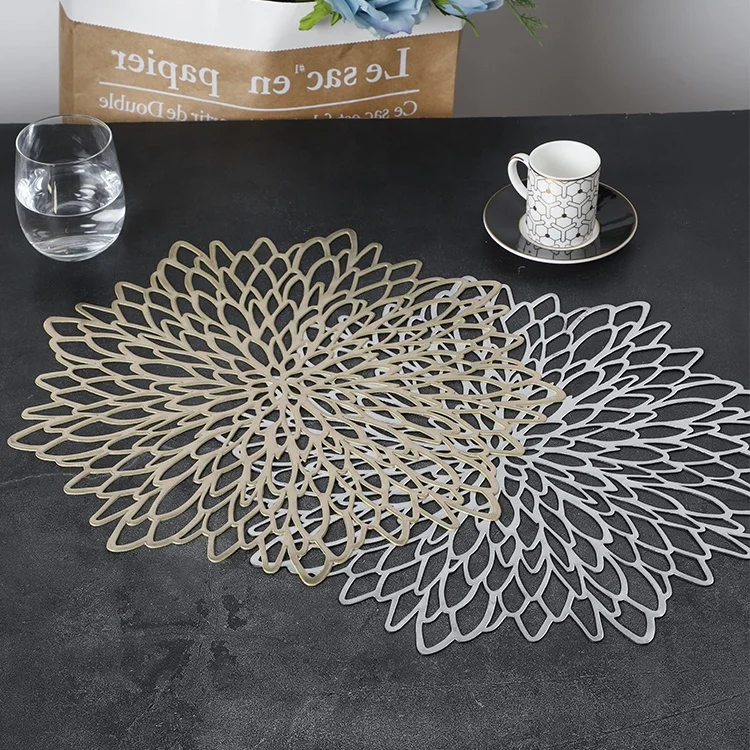 Factory Direct Sale Nordic Round Soft PVC Placemat, Gold Natural Material Placemat, Gold, silver
Factory Direct Sale Nordic Round Soft PVC Placemat, Gold Natural Material Placemat, Gold, silver