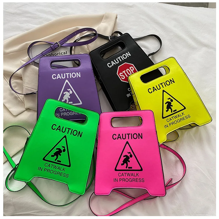 2022 Fashion Creative Stop Sign Prohibits Driving Fashion Hip Hop Messenger Lady Bag, Picture
2022 Fashion Creative Stop Sign Prohibits Driving Fashion Hip Hop Messenger Lady Bag, Picture