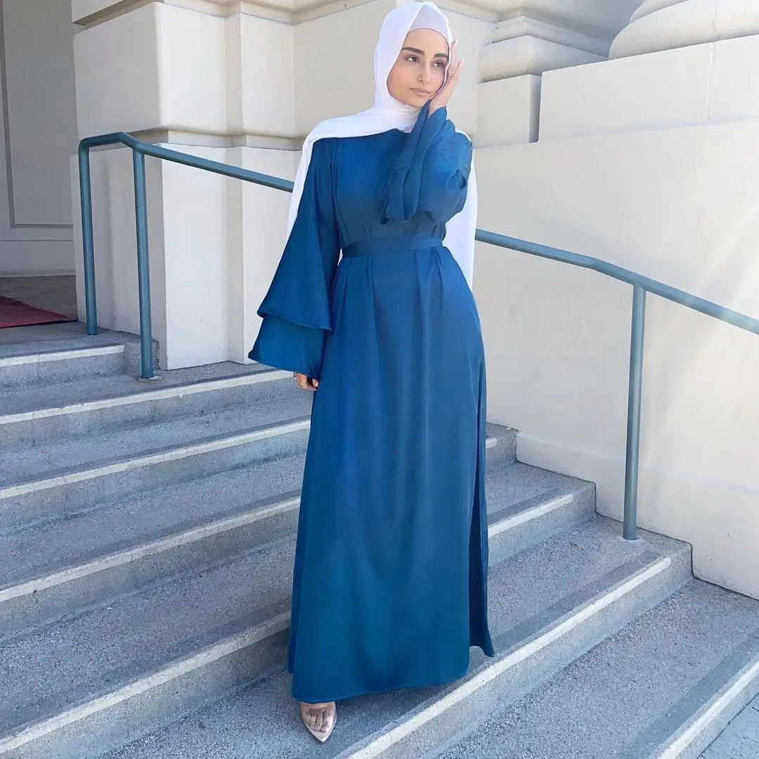 Soft Fabric Turkey solid color large size double flared sleeves robe muslim dress abaya muslim dresses islamic clothing
Soft Fabric Turkey solid color large size double flared sleeves robe muslim dress abaya muslim dresses islamic clothing