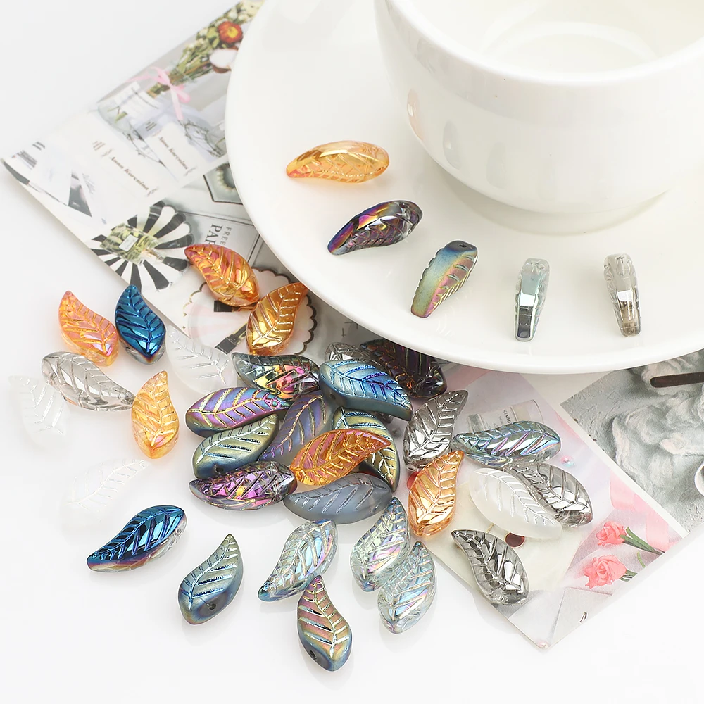 8X18mm Leaf Shape Crystal Beads For DIY Making Glass Wings Handmade Christmas Decoration Women Charm Bracelet Jewelry Supplies
8X18mm Leaf Shape Crystal Beads For DIY Making Glass Wings Handmade Christmas Decoration Women Charm Bracelet Jewelry Supplies