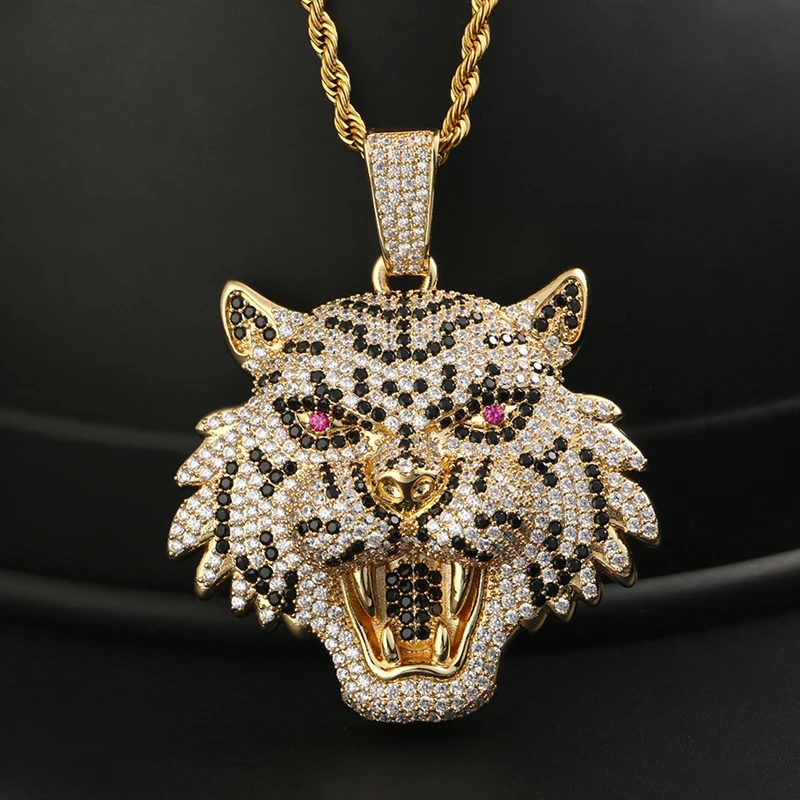 Hip Hop Jewelry Zirconia Luxury Tiger Head Pendant Necklace Personality Iced Out Pendant For Men, Silver/gold
Hip Hop Jewelry Zirconia Luxury Tiger Head Pendant Necklace Personality Iced Out Pendant For Men, Silver/gold