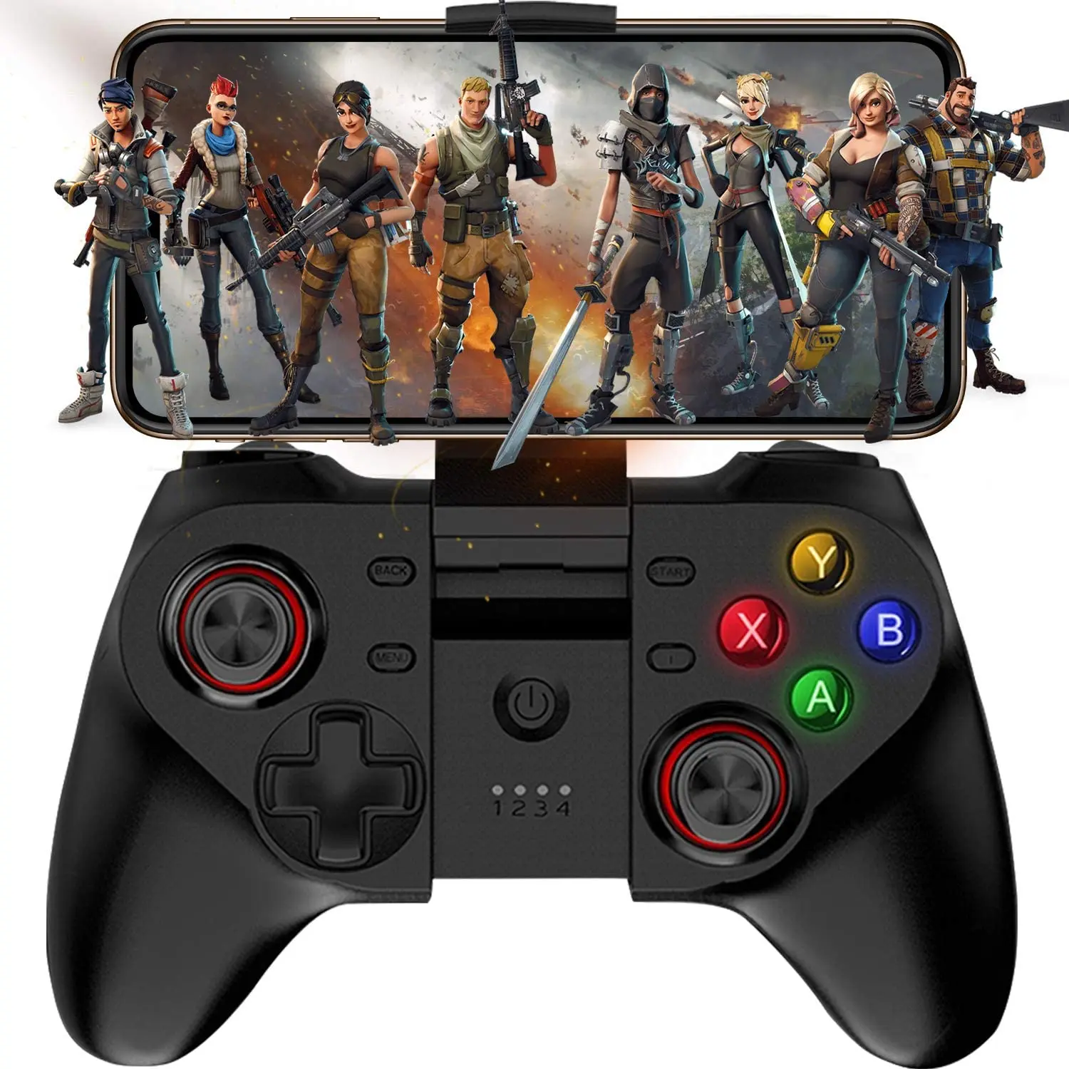 ISHAKO Wireless Key Mapping Gamepad Compatible for Android Samsung Galaxy, LG, HTC, Huawei, Xiaomi Other Phone
ISHAKO Wireless Key Mapping Gamepad Compatible for Android Samsung Galaxy, LG, HTC, Huawei, Xiaomi Other Phone