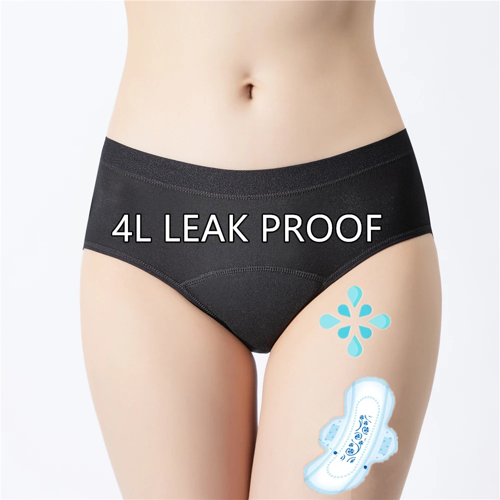 10008women's Mid wais full protection 4 layers menstrual panties washable Leak proof Breathable underwear viscos period panties
10008women's Mid wais full protection 4 layers menstrual panties washable Leak proof Breathable underwear viscos period panties