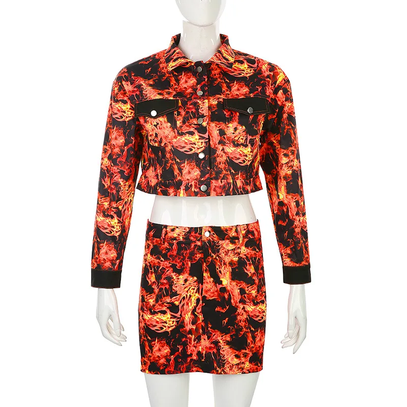 2020 new arrivals trending high street fashion printed women jacket skirt two piece set women clothing
2020 new arrivals trending high street fashion printed women jacket skirt two piece set women clothing