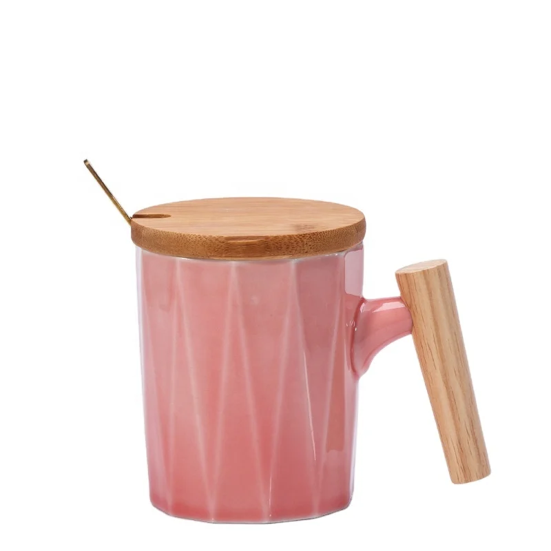 Nordic Geometric wooden handle ceramic water coffee latte espresso milk mug cup with cover lid and spoon set, Black , white , blue , pink
Nordic Geometric wooden handle ceramic water coffee latte espresso milk mug cup with cover lid and spoon set, Black , white , blue , pink