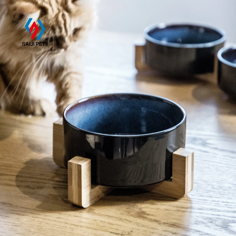 Saiji new arrival star sky colorful novelty non skid cat pet dog ceramic dog bowl with wooden bamboo stand, Blue, white, customized color
Saiji new arrival star sky colorful novelty non skid cat pet dog ceramic dog bowl with wooden bamboo stand, Blue, white, customized color