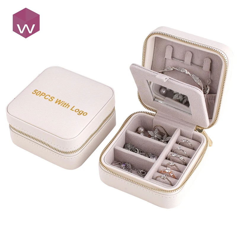 Hot Selling Ring Earring Necklace PU Leather Portable Jewellery Box Packaging Gift Boxes Travel Jewelry Case For Women, Beige /white/ green
Hot Selling Ring Earring Necklace PU Leather Portable Jewellery Box Packaging Gift Boxes Travel Jewelry Case For Women, Beige /white/ green