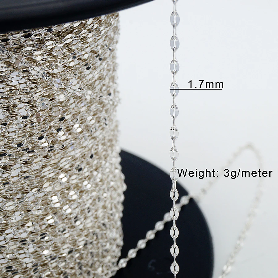 Wholesale Pure 925 Sterling Silver Roll Chains Necklaces Lip Link Chain For Jewelry Making
Wholesale Pure 925 Sterling Silver Roll Chains Necklaces Lip Link Chain For Jewelry Making