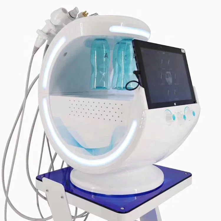 New 8 In One Hydro Facial Machine Skin Analyzer Facial Microdermabrasion Diamond Hydra Water Oxygen Peeling Cleaning Machine
New 8 In One Hydro Facial Machine Skin Analyzer Facial Microdermabrasion Diamond Hydra Water Oxygen Peeling Cleaning Machine