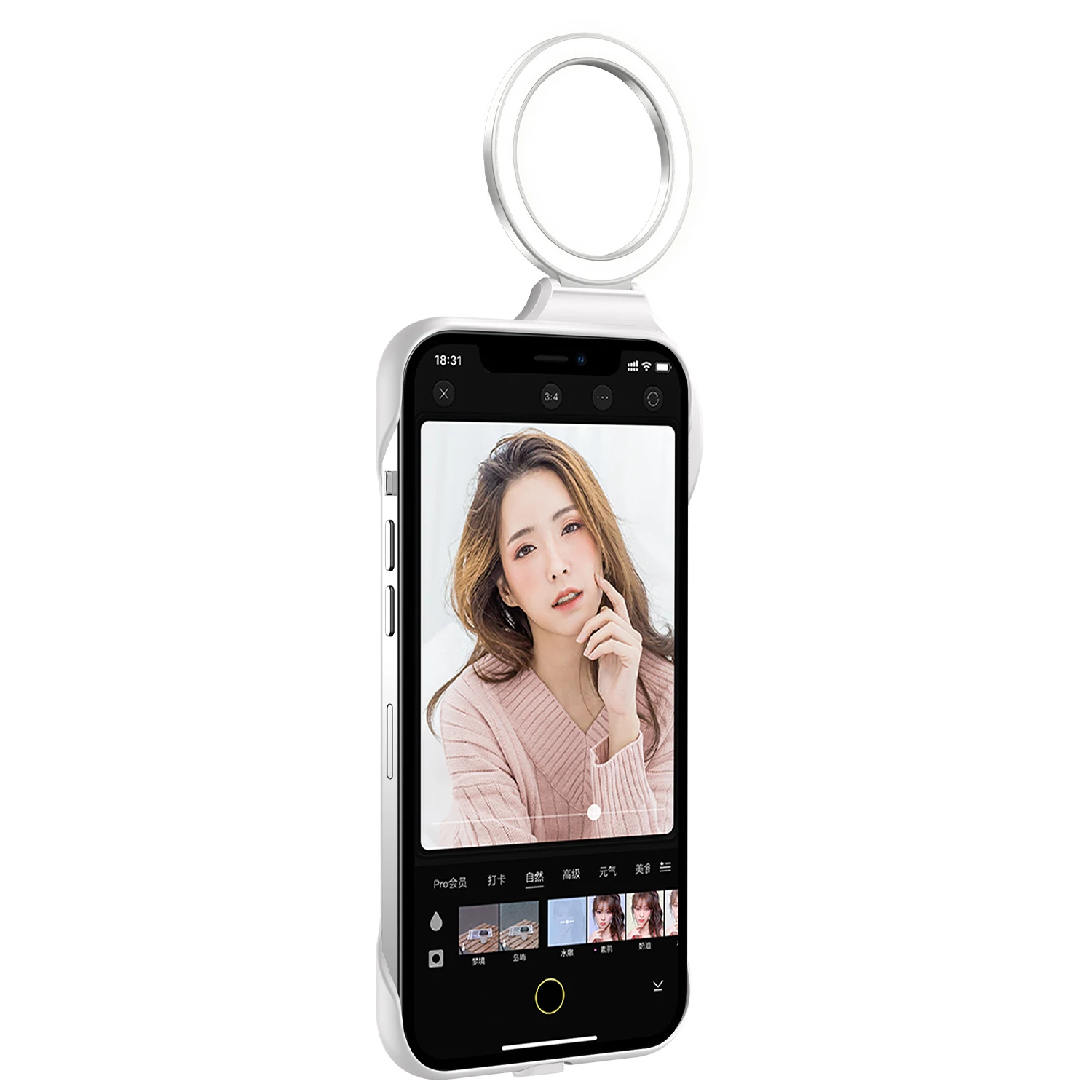 Hot Sale Led Selfie ring fill light Cover For iPhone 11 With Selfie Light Phone Case
Hot Sale Led Selfie ring fill light Cover For iPhone 11 With Selfie Light Phone Case