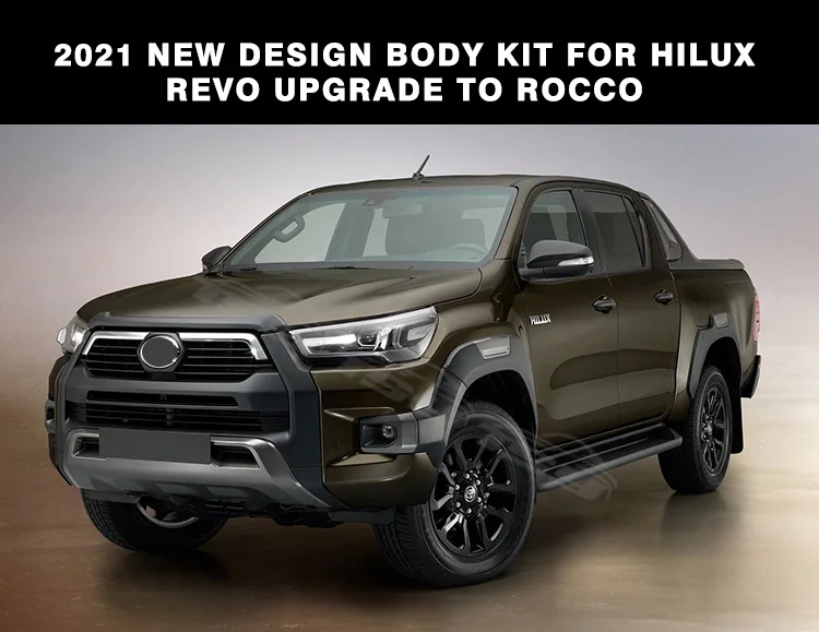 2021新设计汽车备件包体汽车配件车身套件的hilux revo升级到rocco