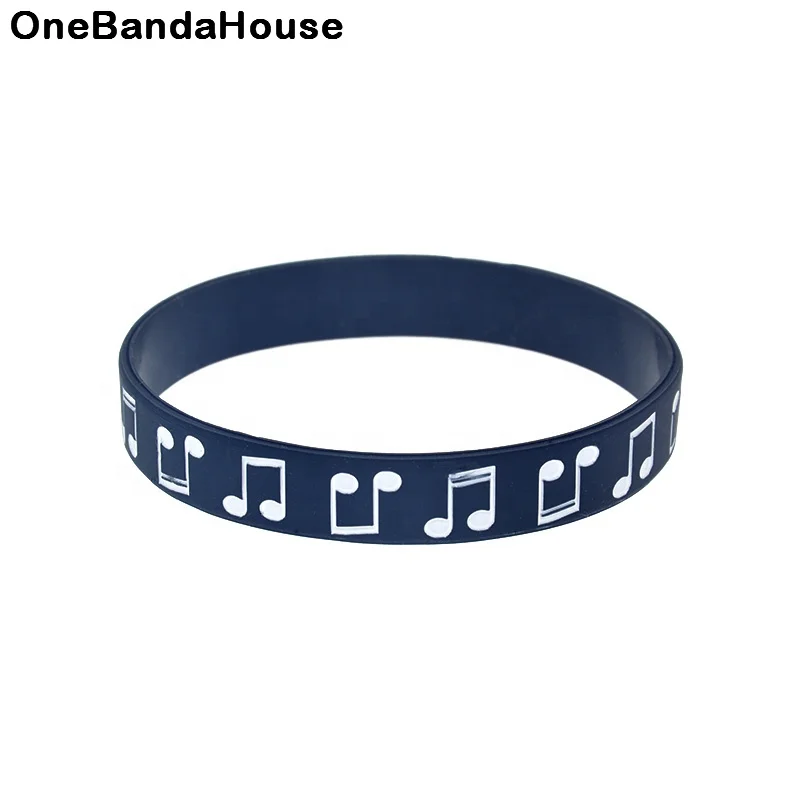 50PCS New Design Music Note Silicone Wristband for Concert, Black, white, pink, green, yellow
50PCS New Design Music Note Silicone Wristband for Concert, Black, white, pink, green, yellow