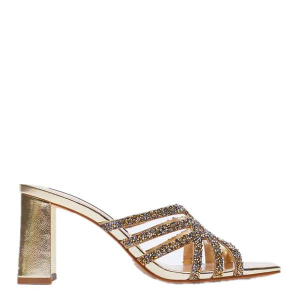 New arrivals summer rome metallic feeling cross strap women High heel slippers open toe woven belt square head ladies sandals
New arrivals summer rome metallic feeling cross strap women High heel slippers open toe woven belt square head ladies sandals