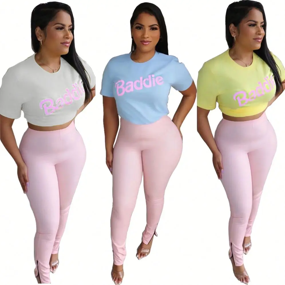 2021 Fashion Women Outfits Solid Letter Printing O-Neck Graphic T Shirts Blouse Women Short Sleeve Top
2021 Fashion Women Outfits Solid Letter Printing O-Neck Graphic T Shirts Blouse Women Short Sleeve Top