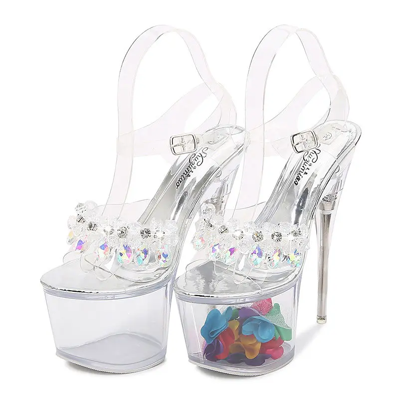 Wholesale high heels nightclub Ladies sexy platform Steel Tube dance sandals, Transparent,petal
Wholesale high heels nightclub Ladies sexy platform Steel Tube dance sandals, Transparent,petal