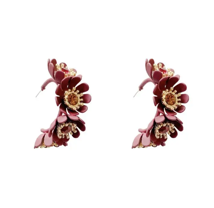 S925 silver post girl heart flower earrings women trend sweet purple earrings jewelry
S925 silver post girl heart flower earrings women trend sweet purple earrings jewelry