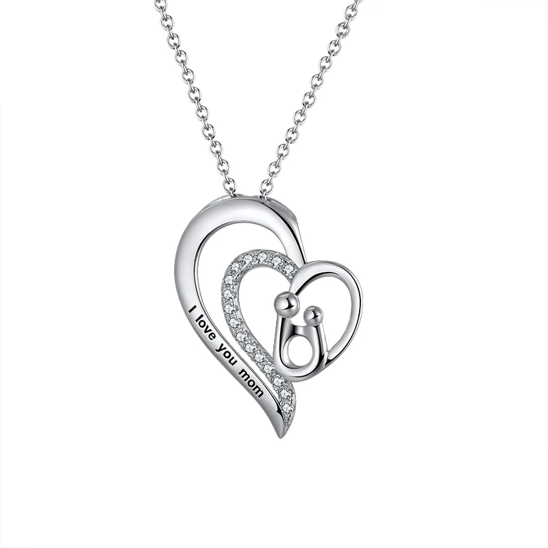 RINNTIN SN259 Mother's Day Jewelry Gifts 925 Sterling Silver Heart Pendant Necklaces for Women
RINNTIN SN259 Mother's Day Jewelry Gifts 925 Sterling Silver Heart Pendant Necklaces for Women