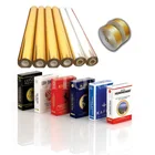 Printed golden aluminum foil custom wrapping cigarette packing paper