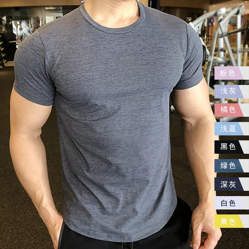 Summer Blank Plain Gym Workout Sports T-shirt Breathable Muscle Fit Tshirt Men Short Sleeve
Summer Blank Plain Gym Workout Sports T-shirt Breathable Muscle Fit Tshirt Men Short Sleeve
