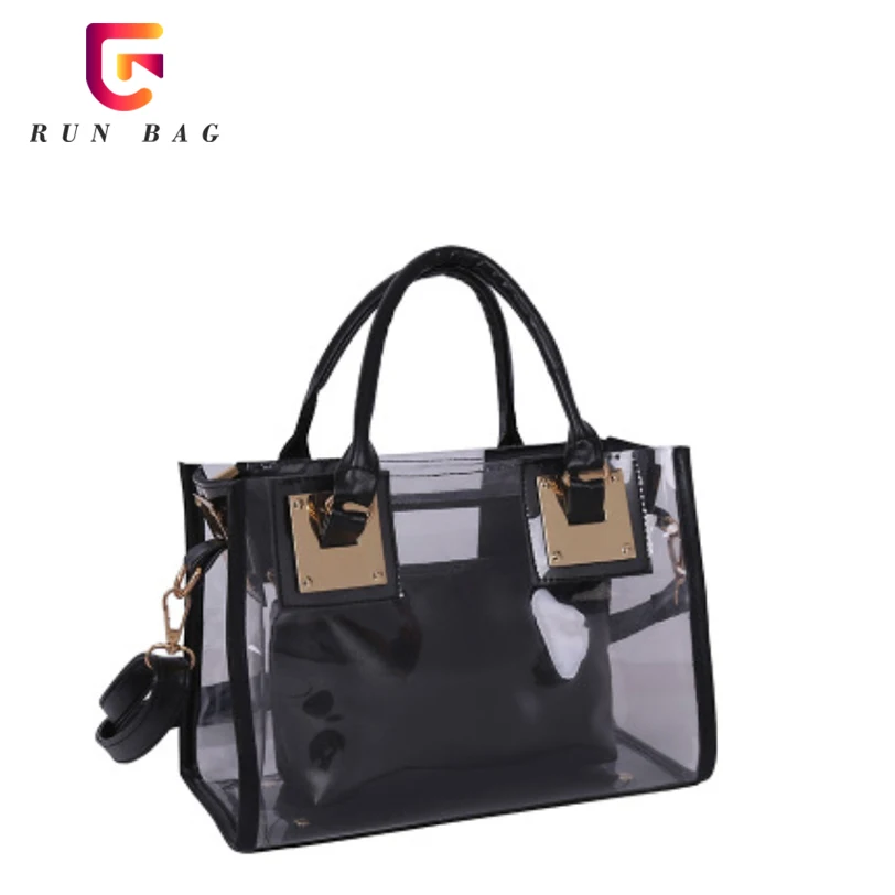 2020 Summer Bags 2pcs Women Fashion Shoulder Bag Clear Jelly Clutch Bags Transparent Handbag, Black or customized colors
2020 Summer Bags 2pcs Women Fashion Shoulder Bag Clear Jelly Clutch Bags Transparent Handbag, Black or customized colors