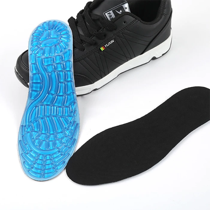 Insoles Type and Blue TPE gel Grey velutum Material foot massage gel insoles 
Insoles Type and Blue TPE gel Grey velutum Material foot massage gel insoles