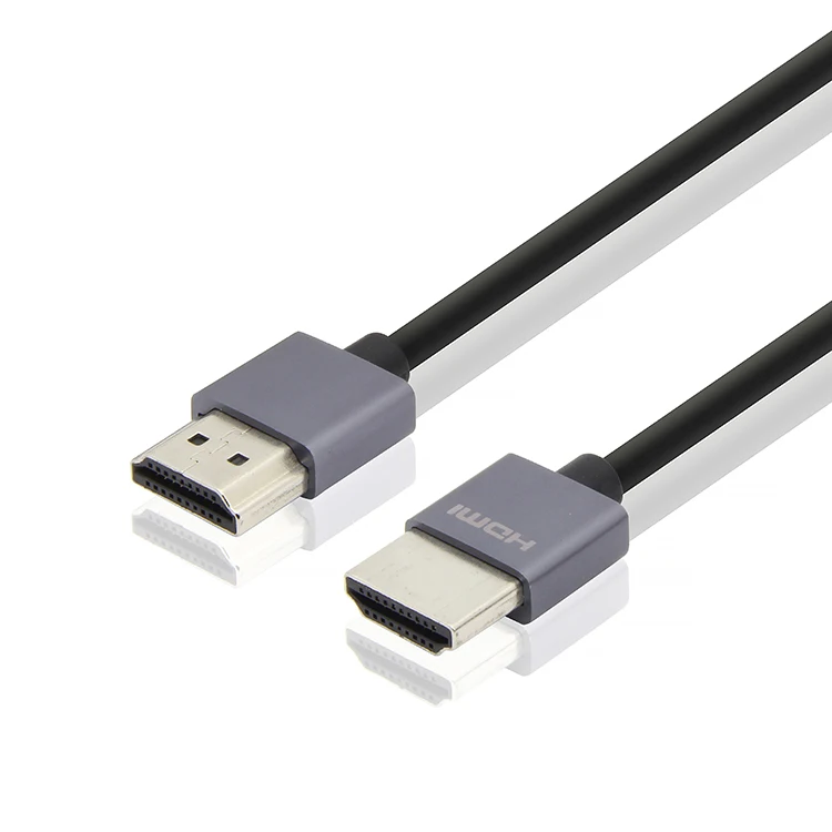 Bulk hd video ultra slim high speed hdmi cable with zinc alloy 2.0 hdtv ethernet 4 20cm 1m 2m - ANKUX.COM