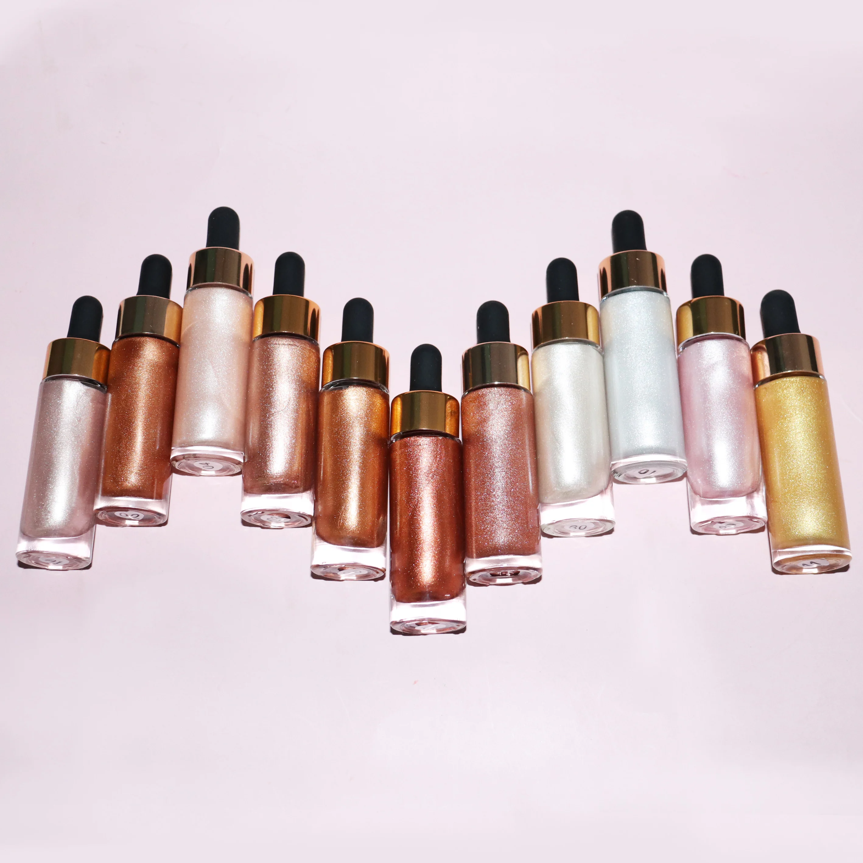 3D Liquid Shimmer Highlighter Makeup Private Label Face Waterproof 11 Colors Liquid Highlighter
3D Liquid Shimmer Highlighter Makeup Private Label Face Waterproof 11 Colors Liquid Highlighter